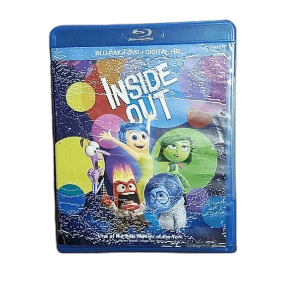 Disney INSIDE OUT Animated Movie DVD and Blu Ray 2 disc Set Kids Family Children - Picture 3 of 5